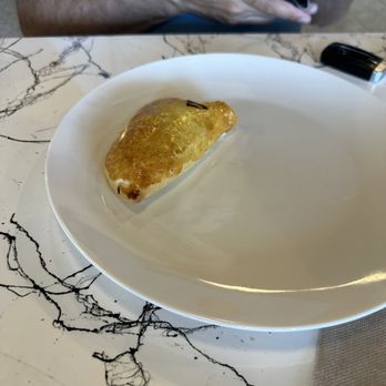 Kolaches And Coffee - Vegetarian Empanada (had spinach and cheese inside) - Coffee & Tea Near Me - Overland Park, Kansas Kolaches And Coffee - Vegetarian Empanada (had spinach and cheese inside) - Coffee & Tea Near Me - Overland Park, Kansas