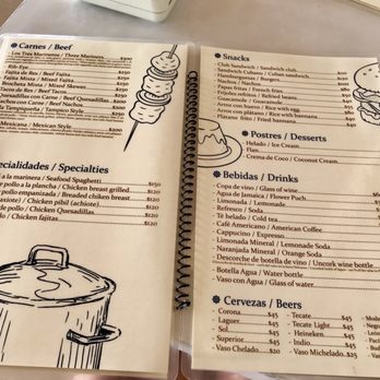 Pelícanos - Lunch Menu! - Seafood Near Me - Puerto Morelos, ROO Pelícanos - Lunch Menu! - Seafood Near Me - Puerto Morelos, ROO