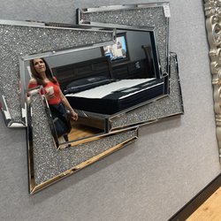 Furniture Source - Tammy in the mirror.