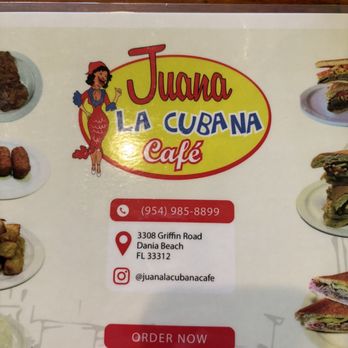 Juana La Cubana Cafe - Menu - Cuban Near Me - Dania Beach, Florida