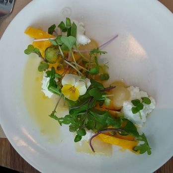 Perry St - Champagne Mango Salad (Taste of Spring 2016 menu) - New American Near Me - New York, New York Perry St - Champagne Mango Salad (Taste of Spring 2016 menu) - New American Near Me - New York, New York