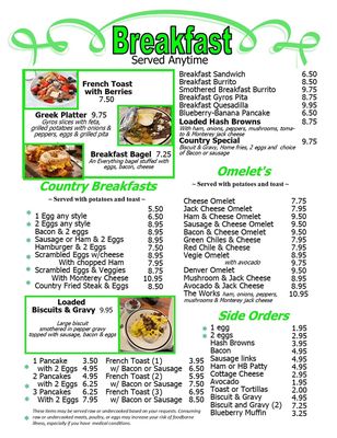 Menu photo 3 Country Corner Cafe Simla, CO