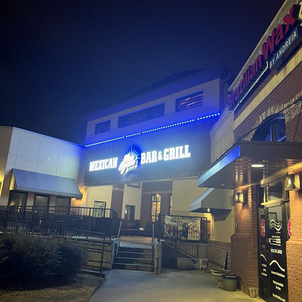 Blue Agave - outside of a restaurant at night - Mexican Near Me - Douglasville, Georgia Blue Agave - outside of a restaurant at night - Mexican Near Me - Douglasville, Georgia