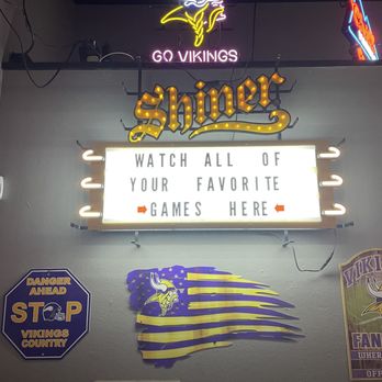 TNT Sports Page - Minnesota bar signs - Sports Bars Near Me - Dallas, Texas