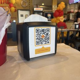 QR code whole menu QR code whole menu