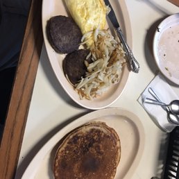 a plate of breakfast food a plate of breakfast food