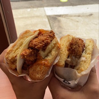 Bird Bird Biscuit - Chicken Queen Beak Sandwich   Chicken Holiday Sandiwch - Breakfast & Brunch Near Me - Austin, Texas