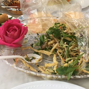 Nhu Lai Thien Tu - Tofu skin and cabbage salad - Buddhist Temples Near Me - San Diego, California Nhu Lai Thien Tu - Tofu skin and cabbage salad - Buddhist Temples Near Me - San Diego, California