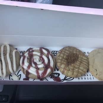 Crumbl - Tatum - Cinnamon toast, raspberry cheesecake, biscoff lava, and ultimate peanut butter - Bakeries Near Me - Phoenix, Arizona