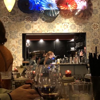 Barcelona - Chihuly glass....at the bar - Spanish Near Me - Columbus, Ohio