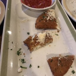 Fried Mozzarella- delicious! Sorry we ate before I could take a pic!