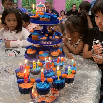 Pups of War Arena - Partial view of one side of the room (I made the cupcakes hehe) - Kids Activities Near Me - Aiea, Hawaii