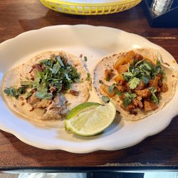 El Abuelo Tomy - Street Tacos.  Carnitas + Al Pastore