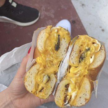 El Bagel - Bacon egg and cheese - Bagels Near Me - Miami, Florida