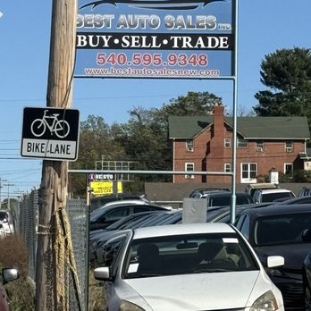 Best Auto Sales - The sign in front of the dealership - Car Dealers Near Me - Roanoke, Virginia