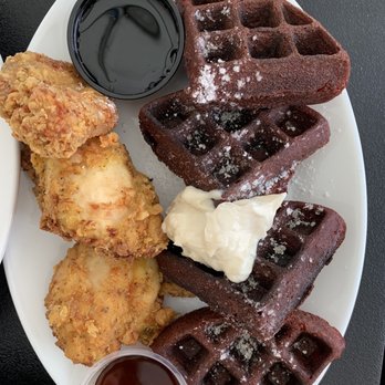 Mad Cow Grill - Red velvet waffles and chicken - American Near Me - Laurel, Maryland Mad Cow Grill - Red velvet waffles and chicken - American Near Me - Laurel, Maryland