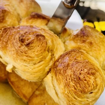 Peche Modern Coastal - Croissant loaf  IG: Dish_n_it - Seafood Near Me - Peachtree Corners, Georgia