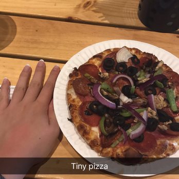 Red Tomato Pizza House - Personal combination- diameter is size of my hand - Pizza Near Me - Berkeley, California Red Tomato Pizza House - Personal combination- diameter is size of my hand - Pizza Near Me - Berkeley, California