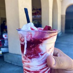 Costco Food Court - Vanilla Soft Serve w/Strawberries