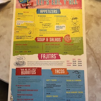 Chuy's - Menu - Tex-Mex Near Me - Lubbock, Texas