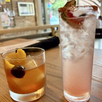 Cille And Scoe - Old fashioned and a mocktail - Southern Near Me - Greensboro, North Carolina Cille And Scoe - Old fashioned and a mocktail - Southern Near Me - Greensboro, North Carolina
