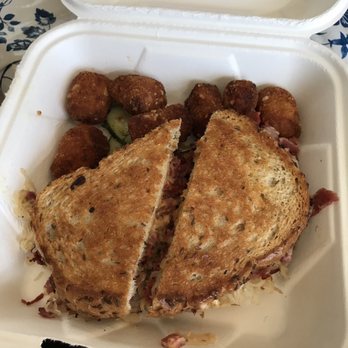 Tavern 4 & 5 - Reuben sandwich with a side of tots. - New American Near Me - Eden Prairie, Minnesota Tavern 4 & 5 - Reuben sandwich with a side of tots. - New American Near Me - Eden Prairie, Minnesota