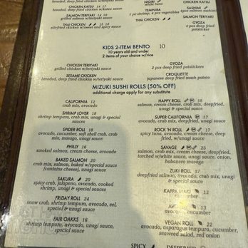 Mizuki Sushi - Menu (August 2025) - Sushi Bars Near Me - Elk Grove, California Mizuki Sushi - Menu (August 2025) - Sushi Bars Near Me - Elk Grove, California