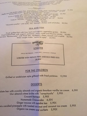 Menu photo 1 Barraca Barcelona, B