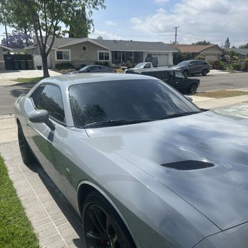 Ceramic My Car - Ceramic tint front windshield - Auto Detailing Near Me - Orange, California