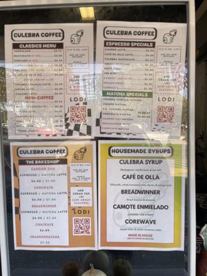 Menu photo 3 Culebra Coffee Lodi, CA