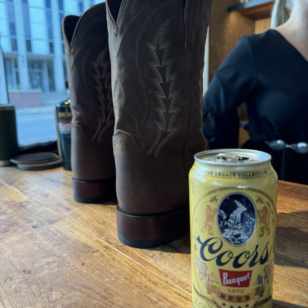 Tecovas - My new boots with complementary beer. - Leather Goods Near Me - Waco, Texas