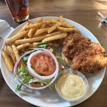 Booneshine Brewing - Hot honey chicken sandwich - Breweries Near Me - Boone, North Carolina Booneshine Brewing - Hot honey chicken sandwich - Breweries Near Me - Boone, North Carolina