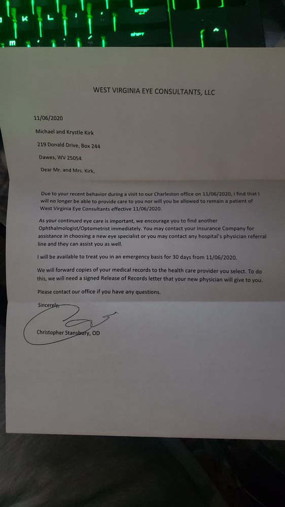 WV EYE CONSULTANTS Updated October 2024 19 Photos 501 Summers St