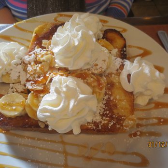 State Street Cafe - banana Foster style French toast - Salad Near Me - North Haven, Connecticut State Street Cafe - banana Foster style French toast - Salad Near Me - North Haven, Connecticut