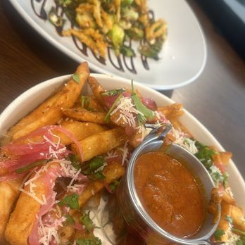 Harrington House - Fried Brussels Sprouts and Badmash Fries - Beer, Wine & Spirits Near Me - Bakersfield, California