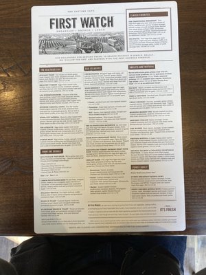 Menu photo 4 First Watch McKinney, TX