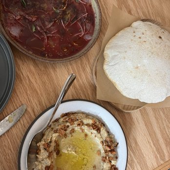 Sawa - samke nayeh and baba ghannouj - Lebanese Near Me - Brooklyn, New York