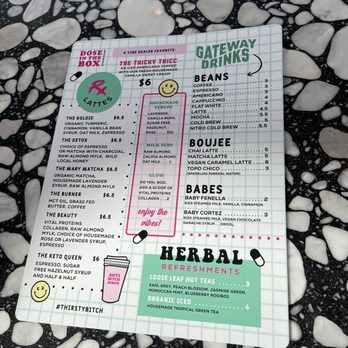 Coffee Dose - Drink menu - Coffee & Tea Near Me - Irvine, California Coffee Dose - Drink menu - Coffee & Tea Near Me - Irvine, California