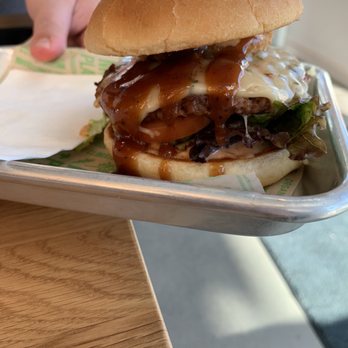 Next Level Veggie Grill Denver - The Maverick (sans bacon & pickle) - Vegan Near Me - Denver, Colorado