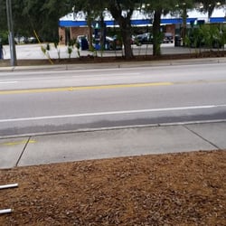 Flash Foods - They are at the end of stip mall..big trees in front.