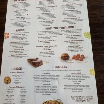 Truett's Luau - Menu (side 1) - Fast Food Near Me - Fayetteville, Georgia Truett's Luau - Menu (side 1) - Fast Food Near Me - Fayetteville, Georgia
