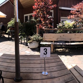 Flower House Cafe - Beautiful garden area for seating to relax, have a coffee or meal and joy the tranquility - New American Near Me - Langley, Washington