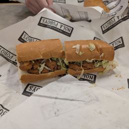 Shrimp poboy Shrimp poboy