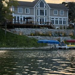 Pro Landscape Supply - Massive beautiful stone to prevent erosion and gorgeous steps and sitting area.