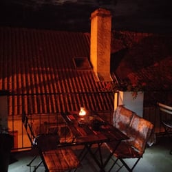 Penzion, vinný sklep a café Bárta - Noční romantická terasa