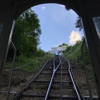 Fenelon Place Elevator Company - View from inside the car on the way up. - Elevator Services Near Me - Dubuque, Iowa