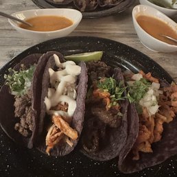 Carne asada, Chicken, Korean BBQ, Al Pastor