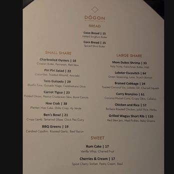 Dōgon - Menu and pricing - Caribbean Near Me - Washington, DC, District of Columbia Dōgon - Menu and pricing - Caribbean Near Me - Washington, DC, District of Columbia