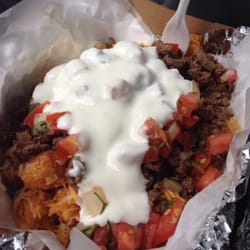 The Outlaw Grill - Carne Asada tater tots.