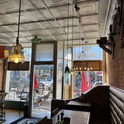 Pour Brothers Community Tavern - Looking out at patio